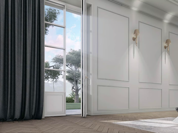 SKYLINE CLASSIC - Wooden patio door by CARMINATI SERRAMENTI - view 2